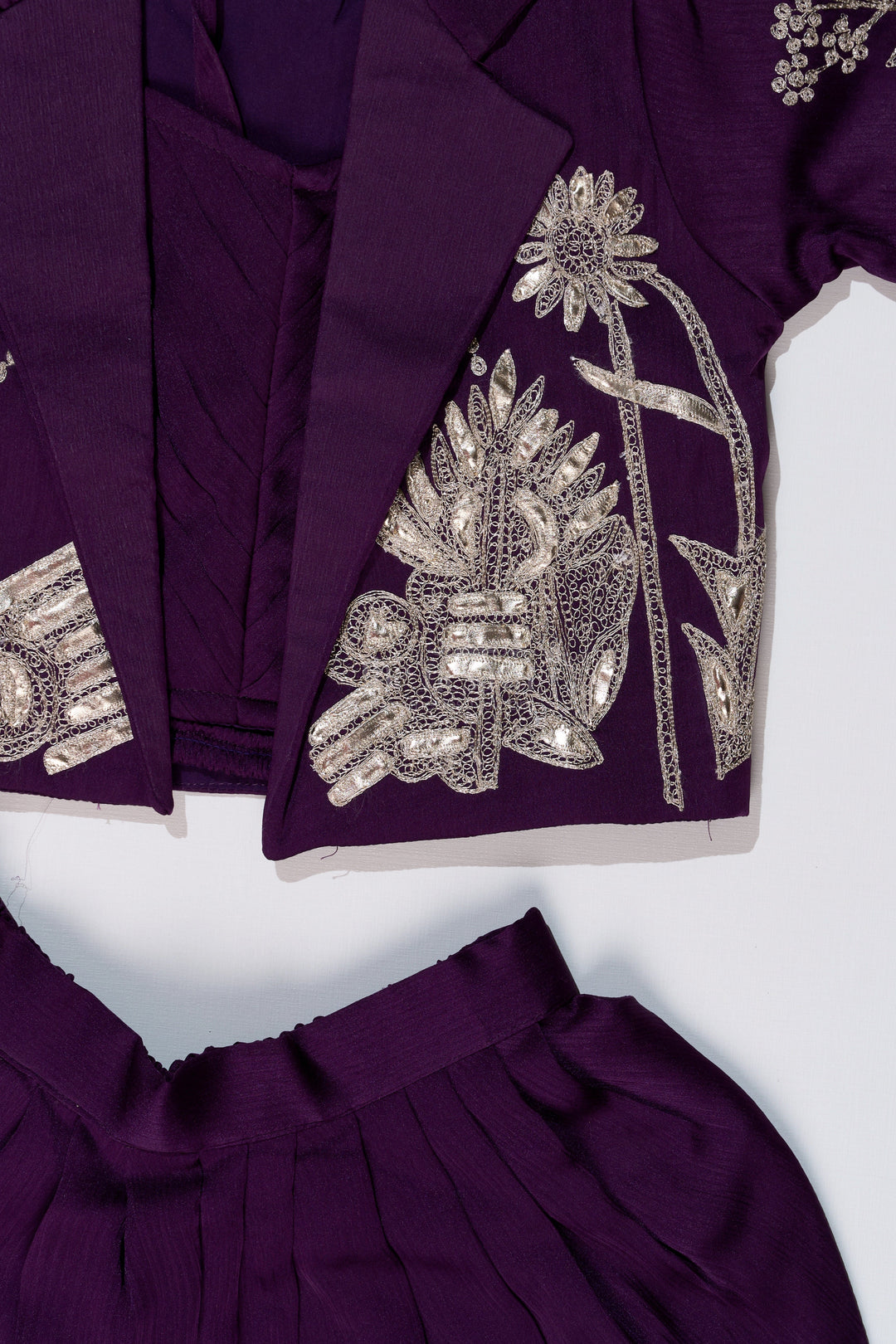 The Nesavu Girls Dothi Sets Girls Attire Dress Traditional with Designer Embroidered Jacket and Dhoti Pants for a Stylish Ethnic Look Nesavu Girls Attire Dress Traditional Embroidered Jacket Stylish Dhoti Pants | The Nesavu