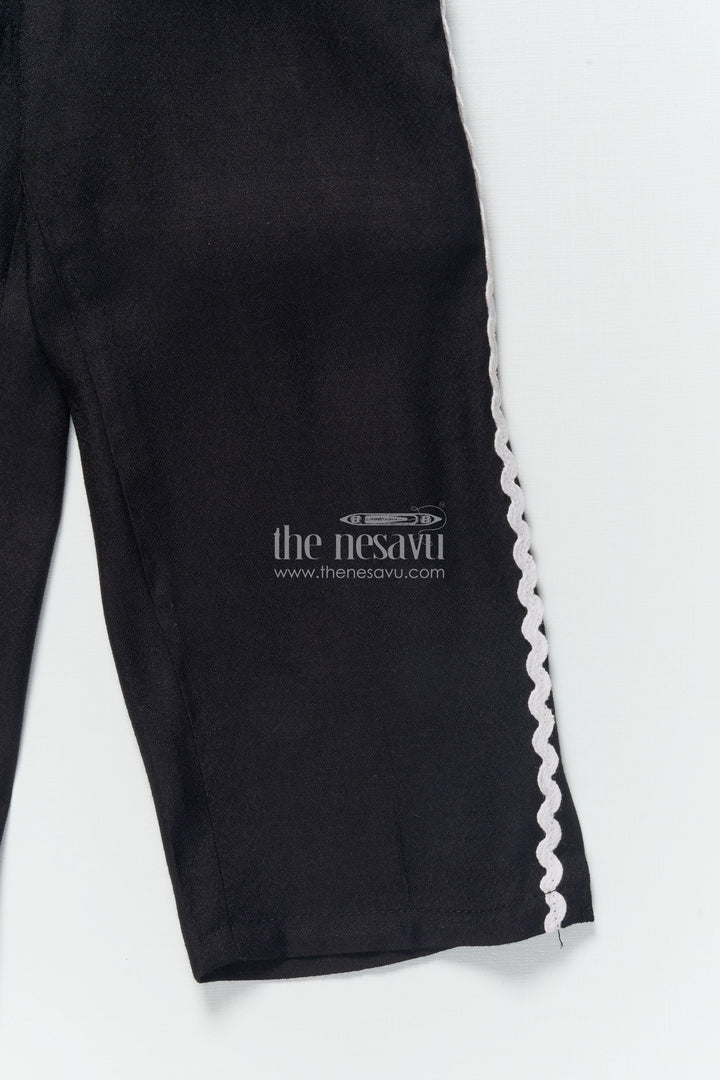 The Nesavu Girls Casual Set Girls Blazer Set for School Functions and Casual Festive Wear Nesavu Nesavu girls embroidered blazer set cultural school functions festive dressing