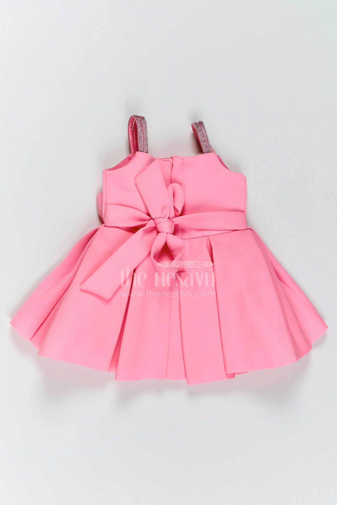 The Nesavu Girls Fancy Party Frock Girls Bouquet Frock for Cake Cutting and Birthday Photo Moments Nesavu Nesavu Girls Bouquet Scuba Frock For Cake Cutting Birthday Photos Milestone Parties And Family Celebrations