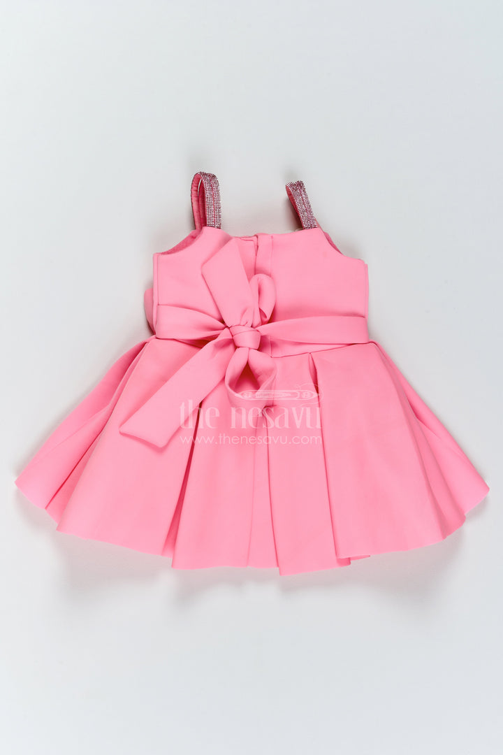 The Nesavu Girls Fancy Party Frock Girls Bouquet Frock for Cake Cutting and Birthday Photo Moments Nesavu Nesavu Girls Bouquet Scuba Frock For Cake Cutting Birthday Photos Milestone Parties And Family Celebrations