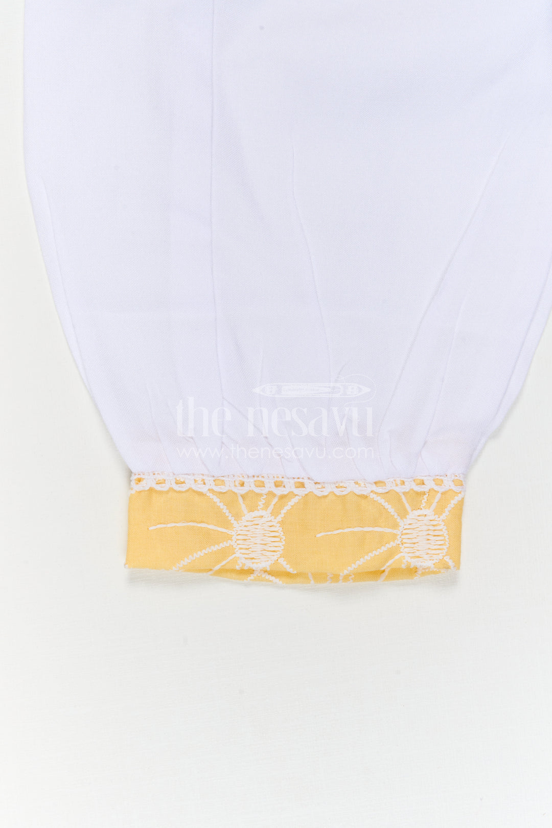 The Nesavu Girls Churidar Sets Girls Churidar Set for Festive Wear and Traditional Occasions Nesavu Nesavu Girls Churidar Set Cotton With Thread Embroidery For Festive And Traditional Wear