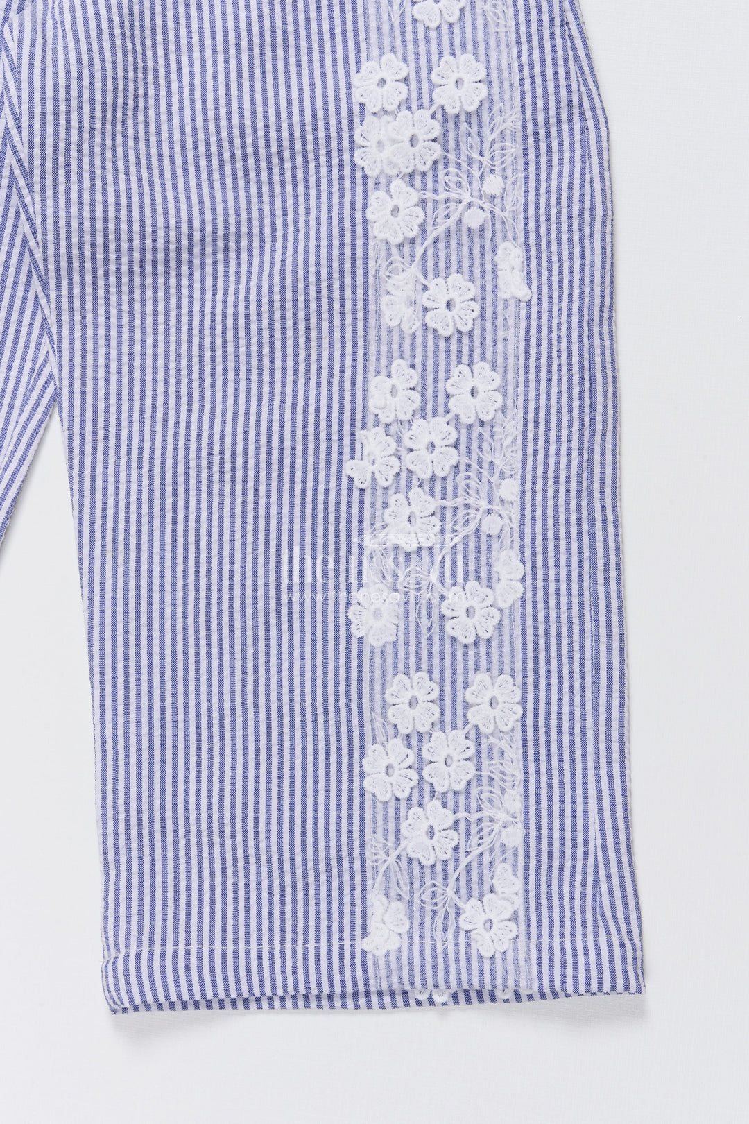 The Nesavu Girls Co-Ord Sets Girls Co-Ord Set for School Events and Festive Dressing Nesavu Nesavu girls cotton co-ord set striped design school events festive wear