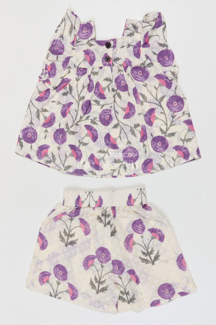 The Nesavu Girls Co-Ord Sets Girls Cotton Co Ord Set for Playdates and Casual Wear Nesavu Nesavu Girls Cotton Co Ord Set With Digital Print For Playdates Summer Outings And Daily Wear