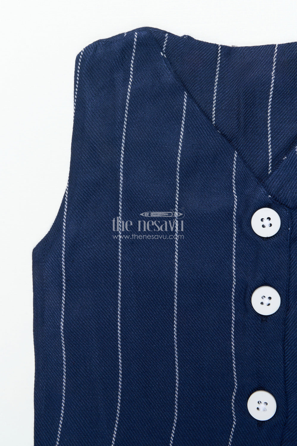 The Nesavu Girls Co-Ord Sets Girls Cotton Co-Ord Set with Crop Top and Pants for Casual Outings Nesavu Nesavu cotton co-ord set girls sleeveless top wide pants perfect stylish casual days