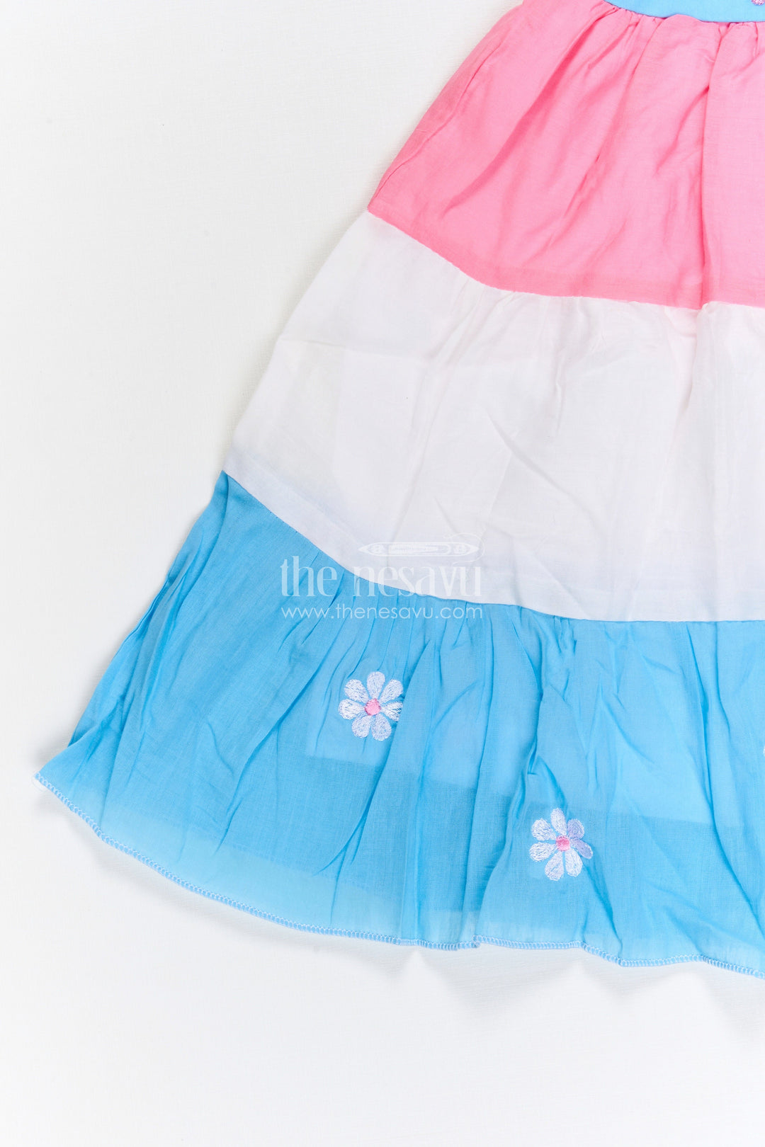 The Nesavu Girls Cotton Frock Girls Cotton Frock for Birthday Celebrations and Family Photos Nesavu Nesavu girls cotton frock for birthday celebrations twirl dresses for parties and festive occasions