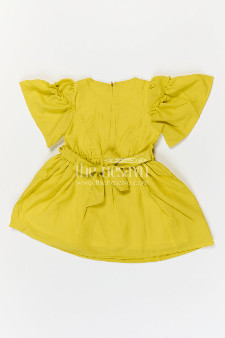 The Nesavu Girls Cotton Frock Girls Cotton Frock for Birthday Outings and Festive Summer Days Nesavu Nesavu Girls Cotton Embroidered Frock For Birthday Celebrations And Festive Summer Outings