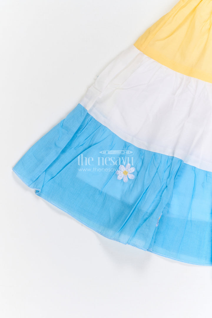 The Nesavu Girls Cotton Frock Girls Cotton Frock for Birthday Parties and Festive Celebrations Nesavu Nesavu girls cotton frock for birthday parties festive celebrations and special occasion twirl dresses