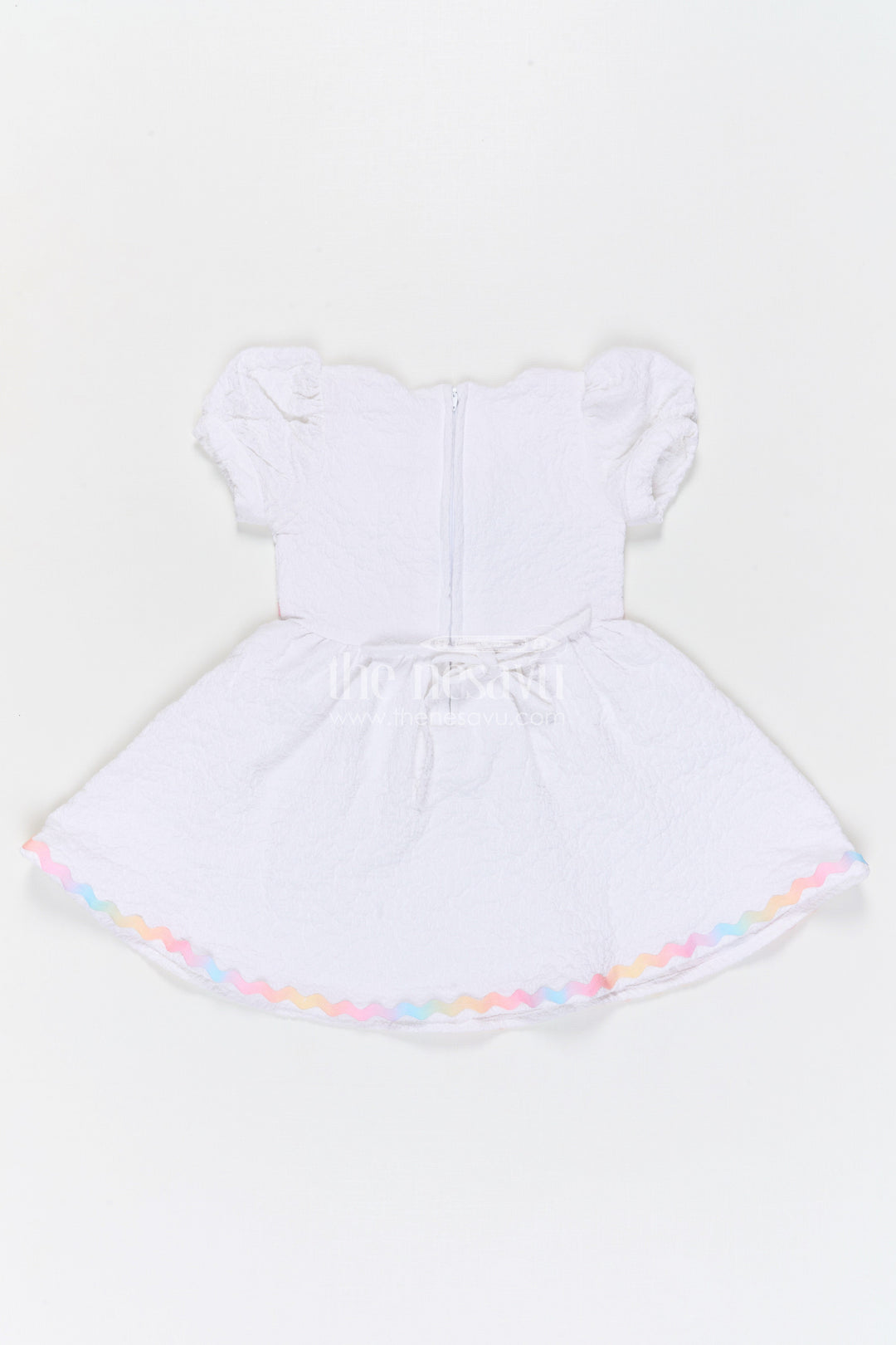 The Nesavu Girls Cotton Frock Girls Cotton Frock for Casual Outings and Summer Wear Nesavu Nesavu girls popcorn cotton frock for casual outings and summer wear