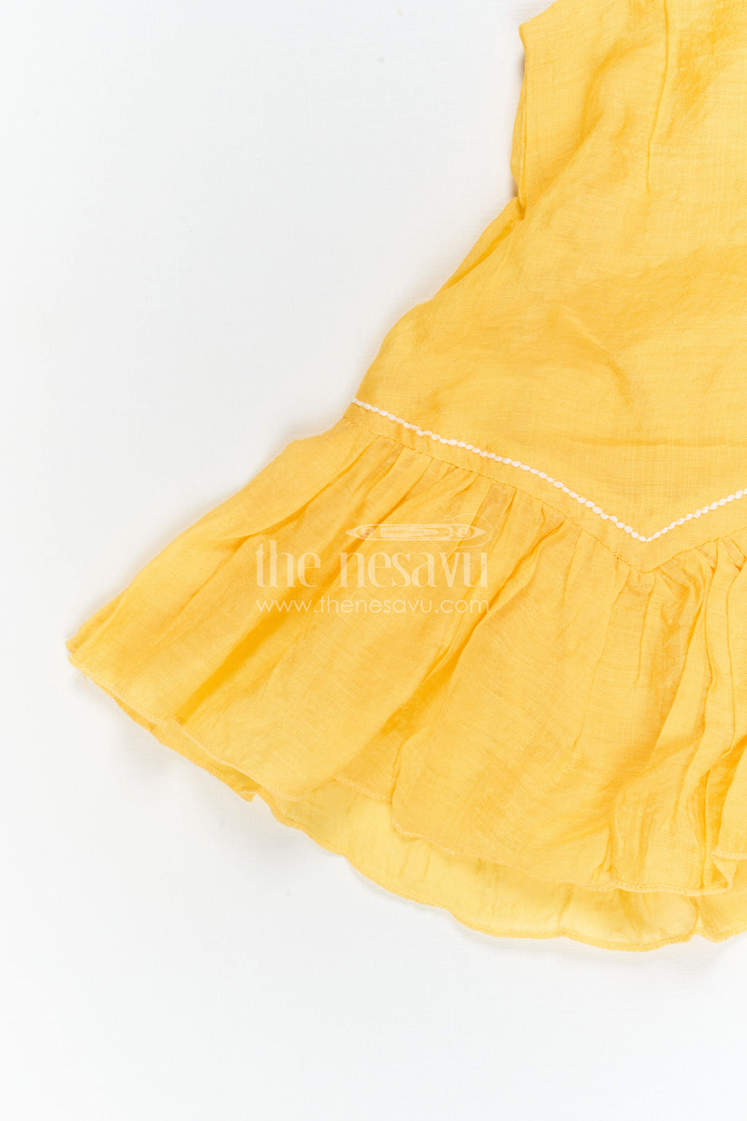 The Nesavu Girls Cotton Frock Girls Cotton Frock for Daily Wear and Playtime Nesavu Nesavu Girls Cotton Frock For Daily Wear Sleeveless Blend Cotton Playtime Outfit For Kids