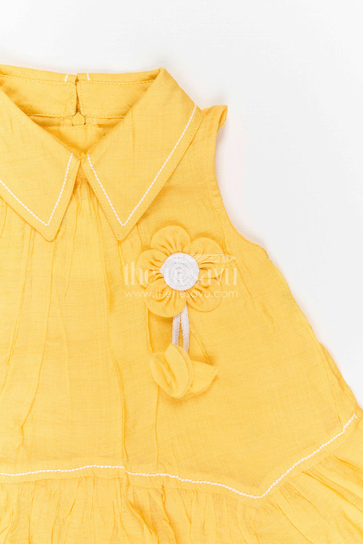 The Nesavu Girls Cotton Frock Girls Cotton Frock for Daily Wear and Playtime Nesavu Nesavu Girls Cotton Frock For Daily Wear Sleeveless Blend Cotton Playtime Outfit For Kids