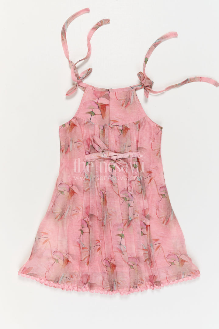 The Nesavu Girls Cotton Frock Girls Cotton Frock for Summer Outings and Casual Festive Wear Nesavu Nesavu Girls Cotton Frock For Summer Outings And Casual Festive Wear With Lightweight Digital Print Design