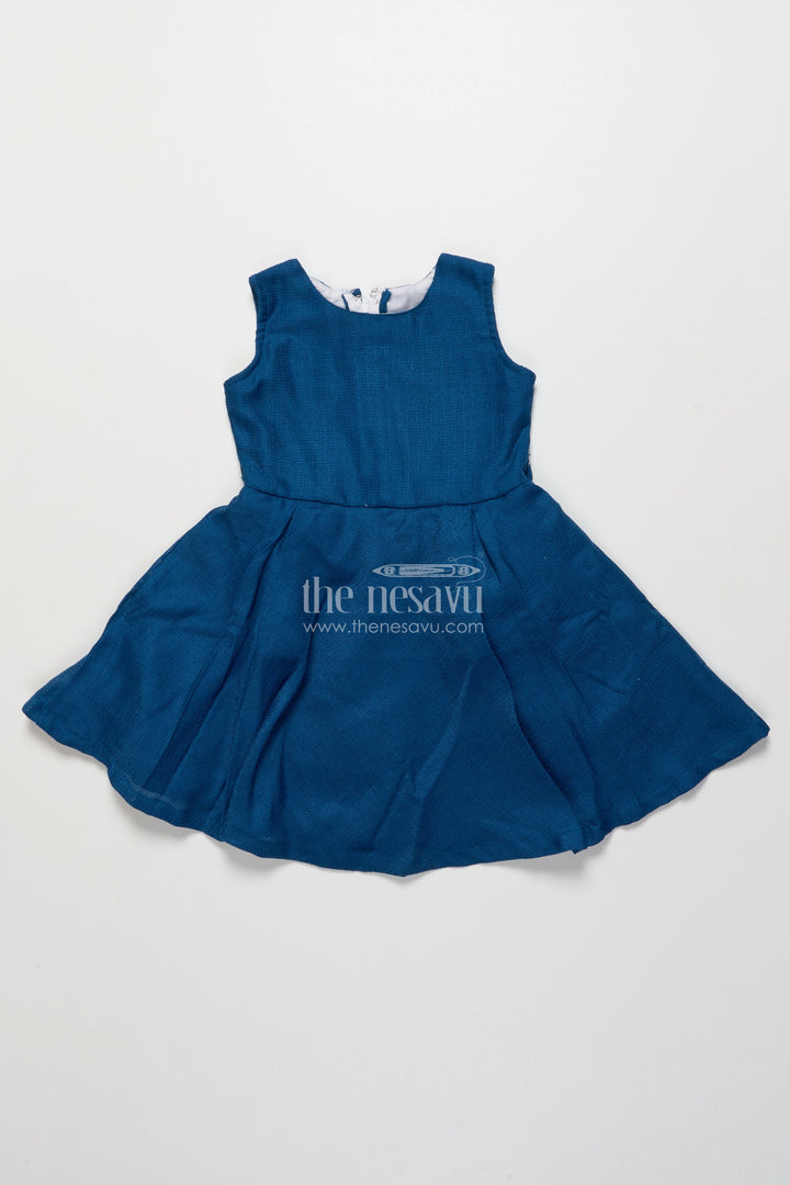 The Nesavu Girls Cotton Frock Girls Cotton Frock with Embroidered Jacket for Festive Outings and Events Nesavu Nesavu girls cotton frock floral embroidery jacket  perfect festive outings school ethnic day