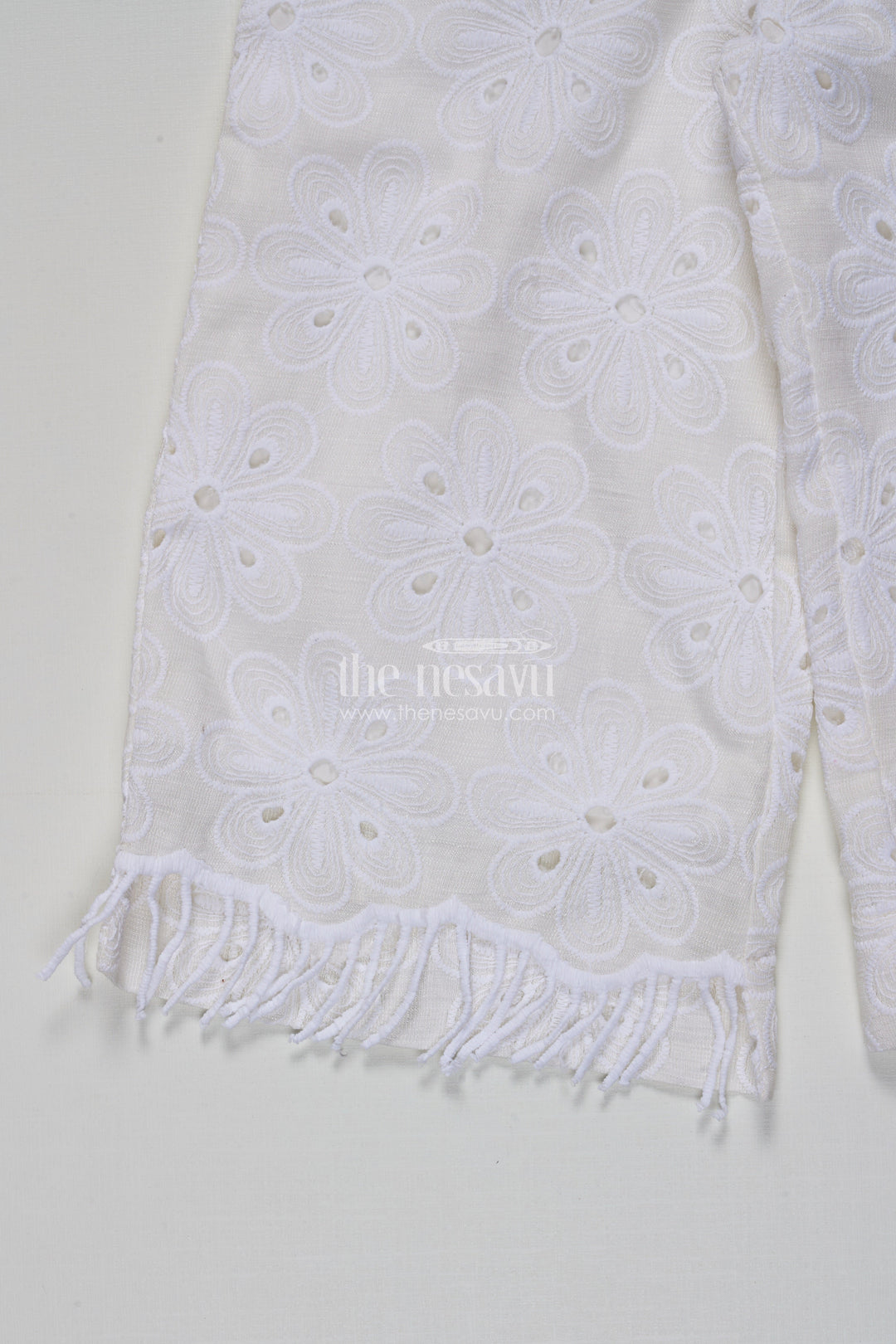 The Nesavu Girls Sharara / Plazo Set Girls Cotton Sharara Set with 3D Doll Patch for Ethnic Day and Casual Outings Nesavu Nesavu girls cotton sharara set doll patch embroidery ethnic day casual celebrations