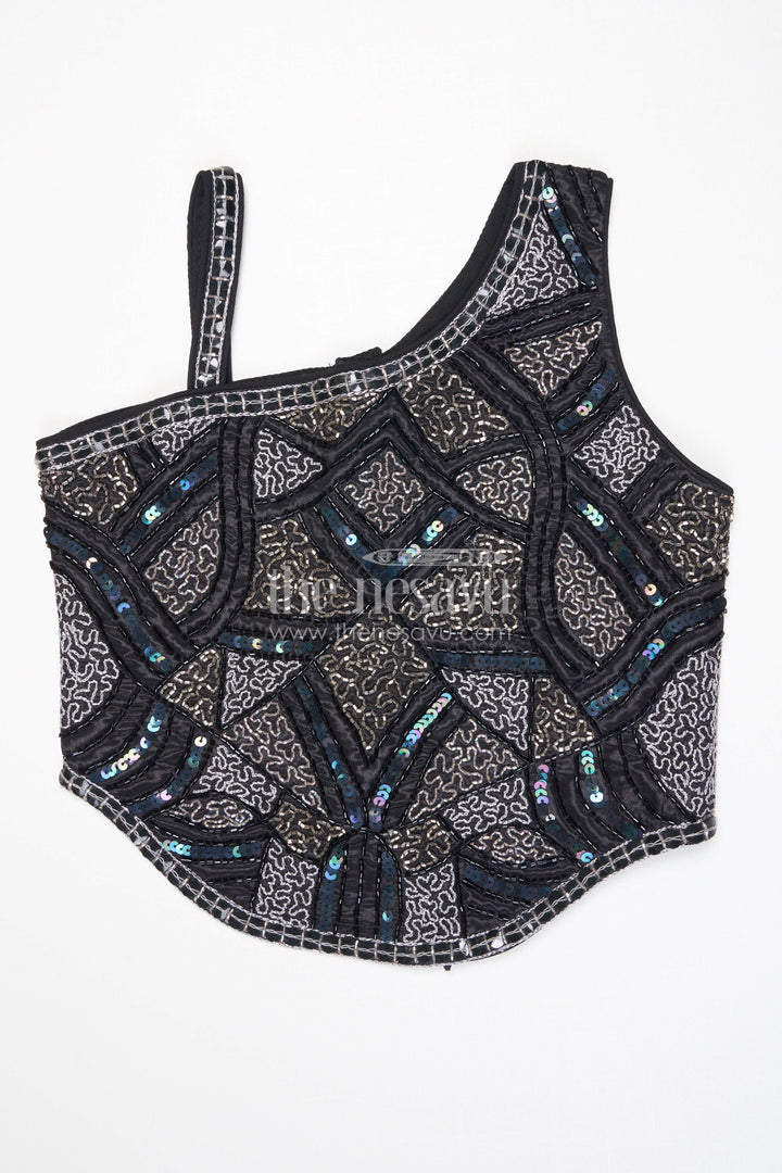 The Nesavu Girls Lehenga Choli Girls Designer Lehenga Choli for Weddings and Evening Celebrations Nesavu Nesavu girls crushed georgette designer lehenga choli for weddings and evening celebrations