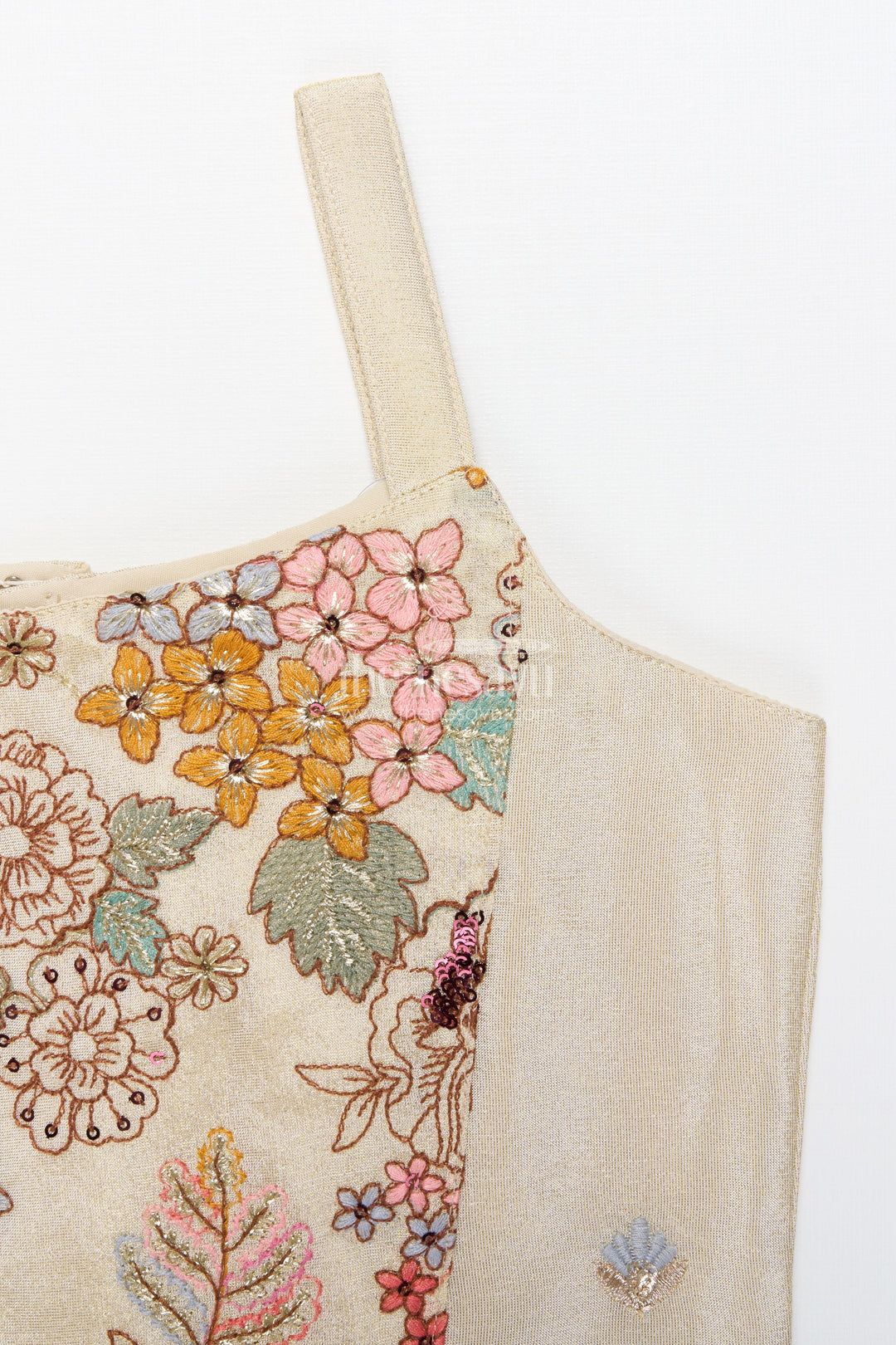 The Nesavu Girls Sharara / Plazo Set Girls Designer Sharara Set with Embroidered Jacket Elegant Layered Ethnic Wear Nesavu Nesavu girls sharara set embroidered jacket festive ethnic wear viscose tissue silk