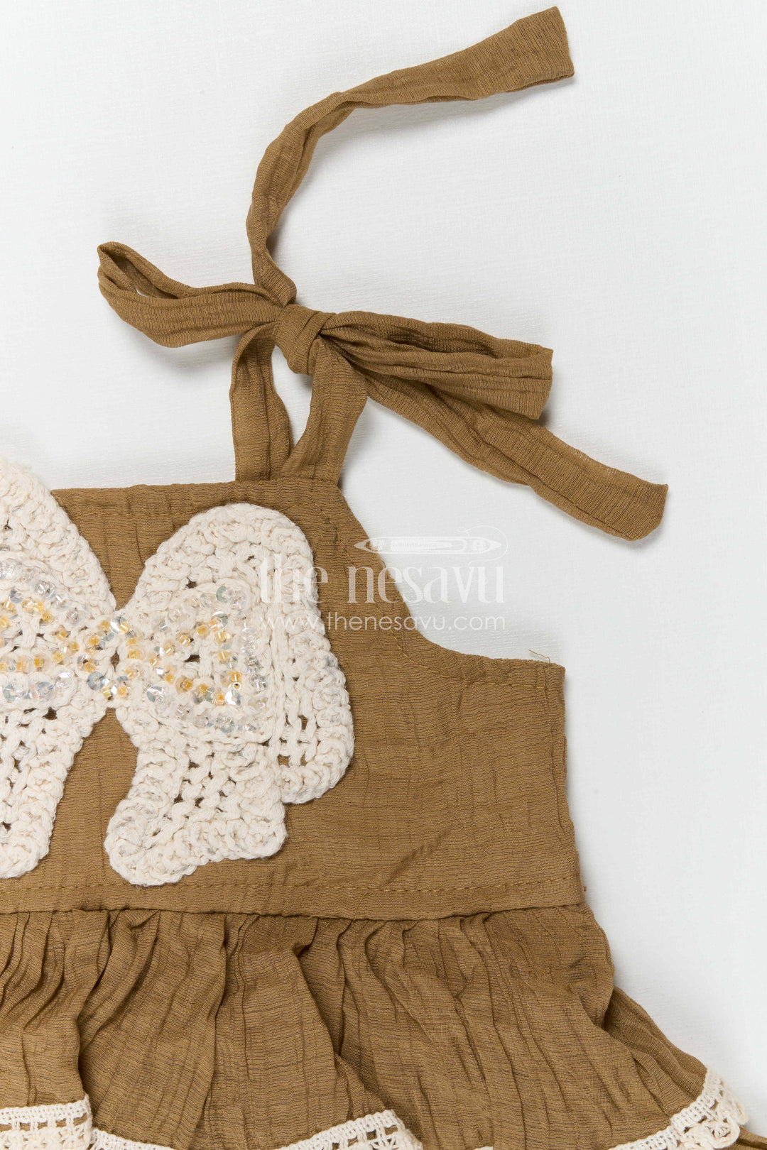 The Nesavu Girls Dothi Sets Girls Dhoti Set for Ethnic Wear and Festive Celebrations Nesavu Nesavu girls dhoti set for ethnic wear with cotton blend fabric breathable festive outfit for kids