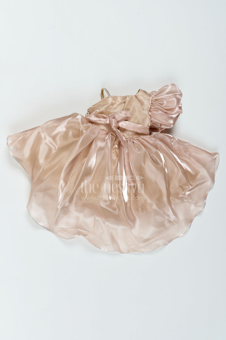 The Nesavu Girls Fancy Party Frock Girls Dramatic Satin Frock for Receptions and Grand Celebrations Nesavu Nesavu Girls Dramatic Satin Frock For Receptions Milestone Birthdays Formal Parties And Grand Celebrations