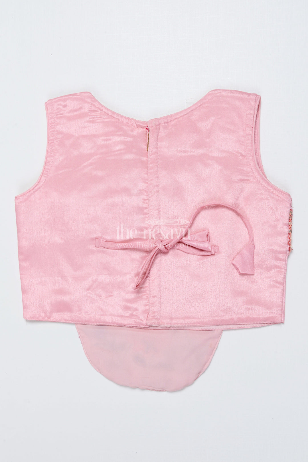 The Nesavu Girls Lehenga Choli Girls Embroidered Lehenga Choli for Weddings and Festive Functions Nesavu Nesavu girls embroidered lehenga choli georgette weddings festive celebrations