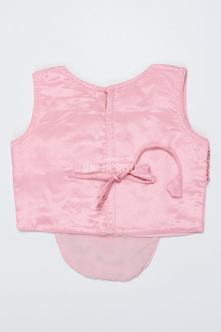 The Nesavu Girls Lehenga Choli Girls Embroidered Lehenga Choli for Weddings and Festive Functions Nesavu Nesavu girls embroidered lehenga choli georgette weddings festive celebrations