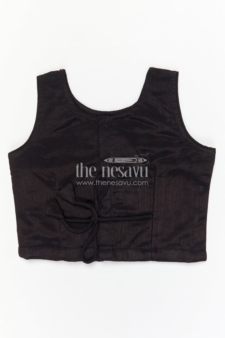 The Nesavu Girls Ethnic Lehenga Girls Embroidered Lehenga Set for Weddings and Grand Festive Occasions Nesavu Nesavu Girls Viscose Silk Embroidered Lehenga Set For Weddings Festive Celebrations And Special Occasions