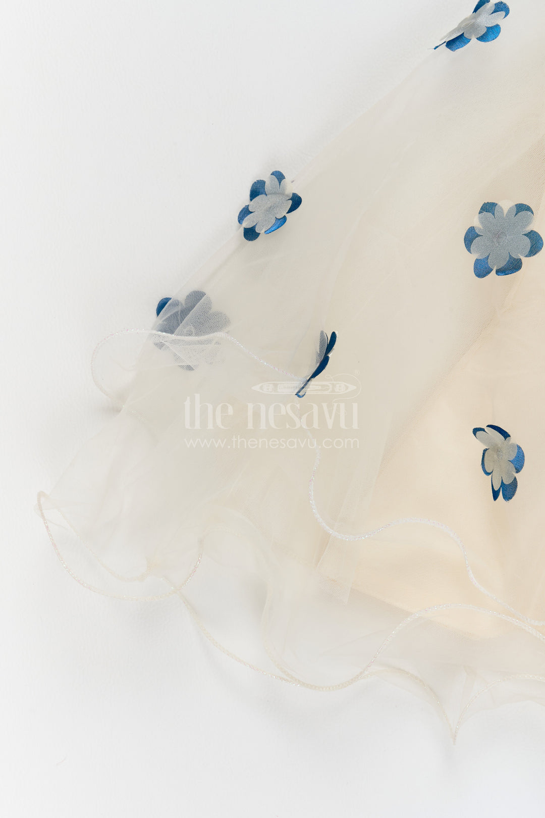 The Nesavu Girls Fancy Party Frock Girls Embroidered Net Frock for Family Portraits and Special Occasions Nesavu Nesavu Girls Embroidered Net Frock For Family Portraits Receptions Birthdays And Special Celebrations