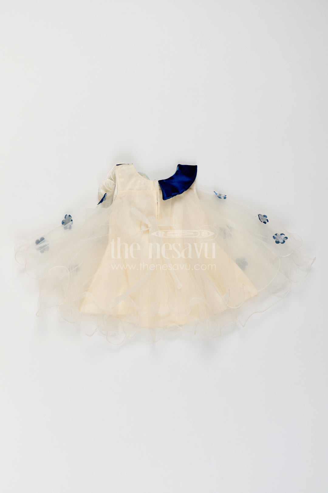 The Nesavu Girls Fancy Party Frock Girls Embroidered Net Frock for Family Portraits and Special Occasions Nesavu Nesavu Girls Embroidered Net Frock For Family Portraits Receptions Birthdays And Special Celebrations