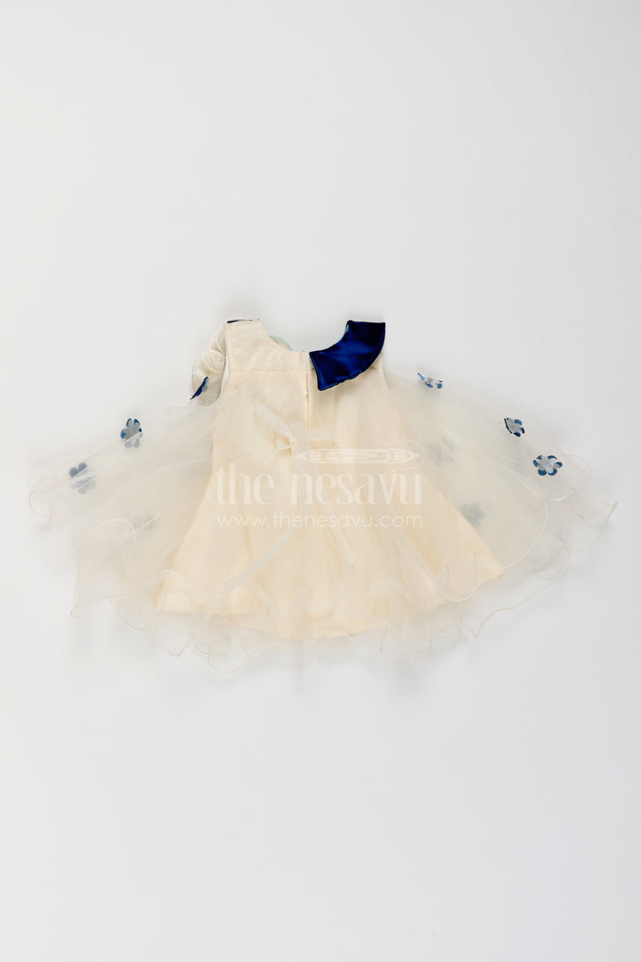 The Nesavu Girls Fancy Party Frock Girls Embroidered Net Frock for Family Portraits and Special Occasions Nesavu Nesavu Girls Embroidered Net Frock For Family Portraits Receptions Birthdays And Special Celebrations