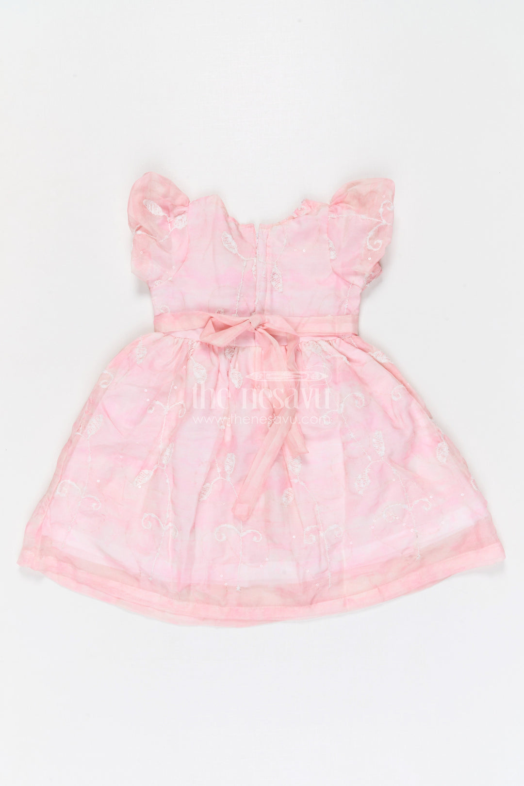 The Nesavu Girls Cotton Frock Girls Embroidered Party Frock for Birthdays and Special Celebrations Nesavu Nesavu girls embroidered party frock for birthdays festive celebrations and special occasion wear