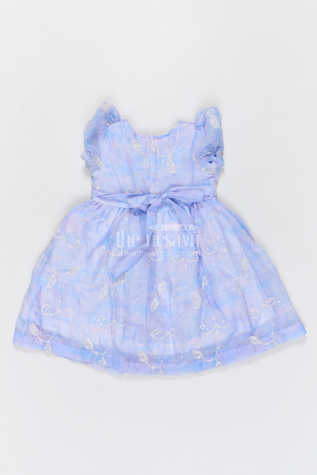 The Nesavu Girls Cotton Frock Girls Embroidered Party Frock for Birthdays and Special Occasions Nesavu Nesavu girls embroidered party frock for birthdays celebrations and special occasion dresses