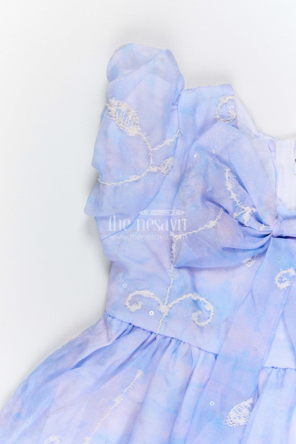 The Nesavu Girls Cotton Frock Girls Embroidered Party Frock for Birthdays and Special Occasions Nesavu Nesavu girls embroidered party frock for birthdays celebrations and special occasion dresses