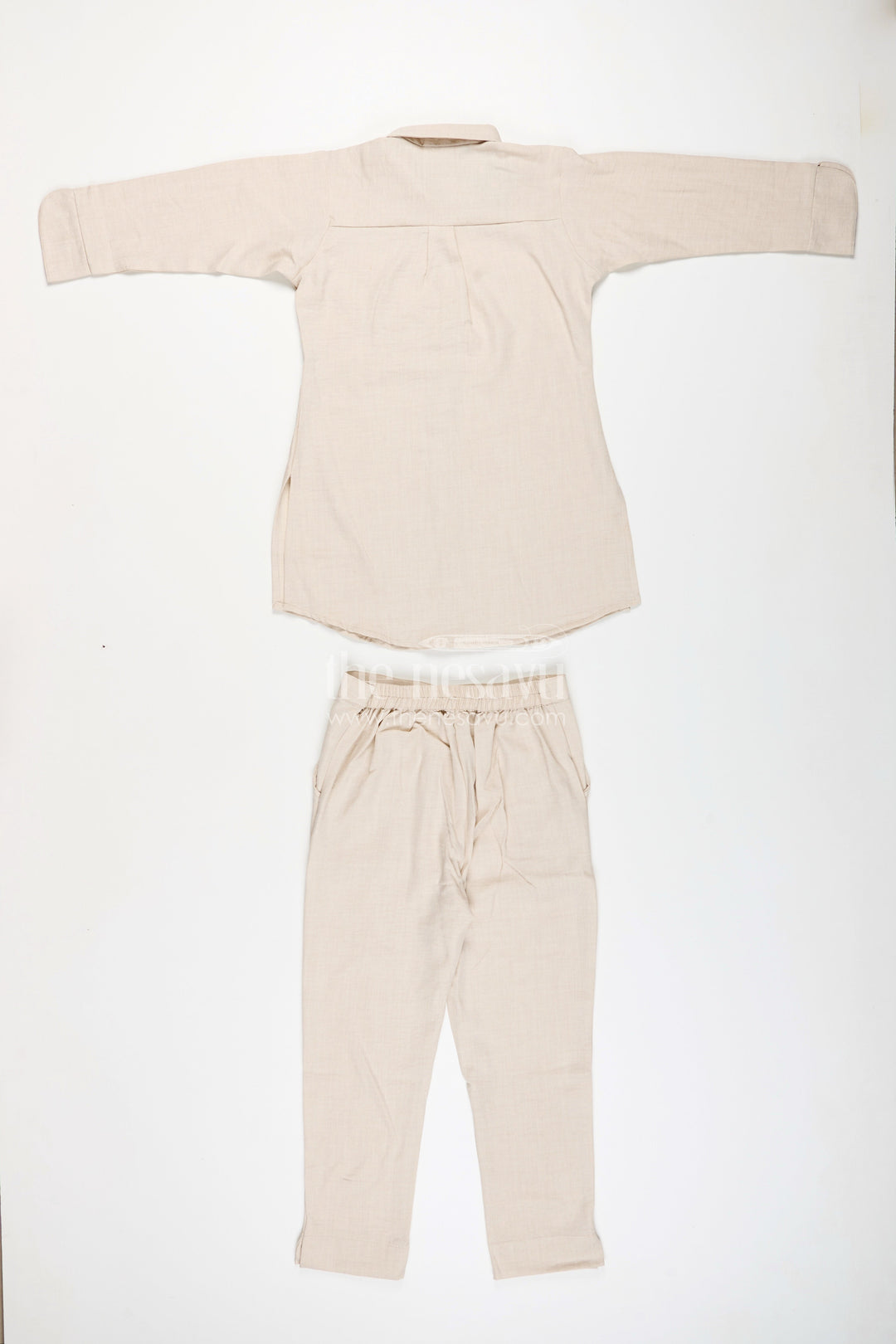 The Nesavu Girls Co-Ord Sets Girls Embroidered Plazzo Set for Family Gatherings and School Ethnic Days Nesavu Nesavu girls embroidered plazzo set viscose blend  ideal ethnic day casual functions