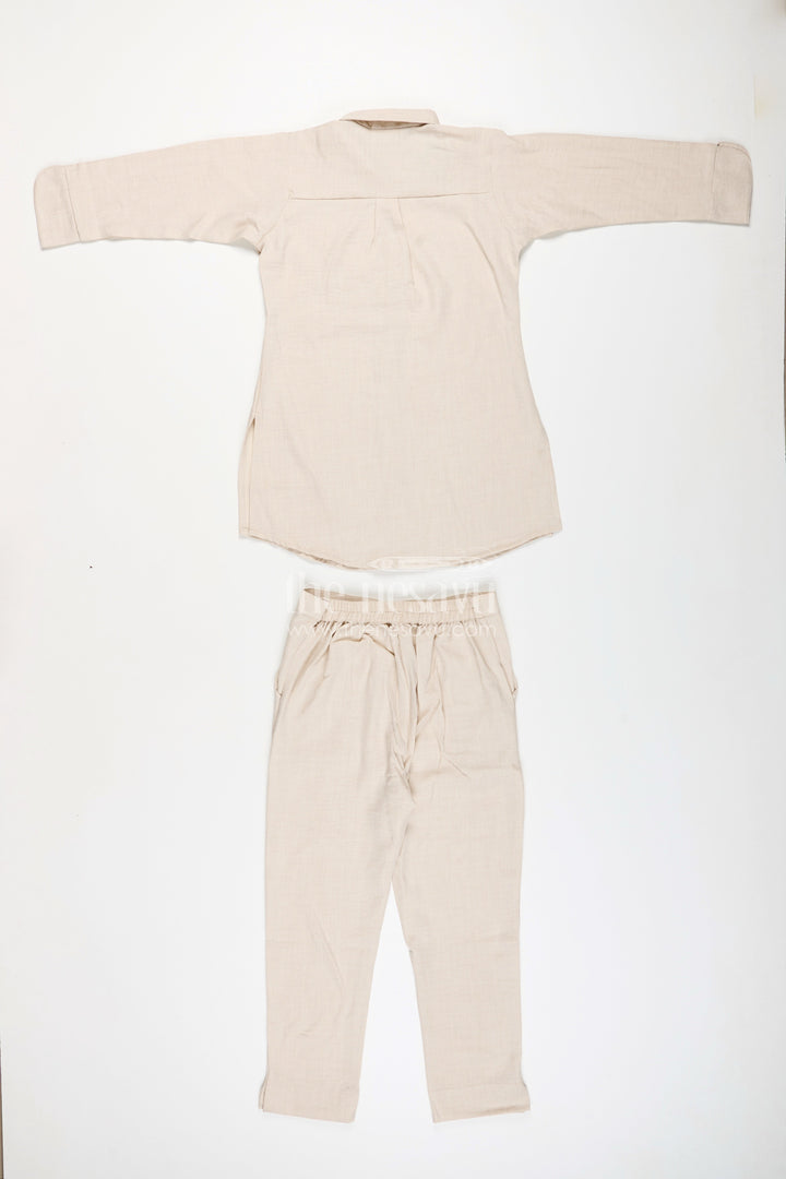 The Nesavu Girls Co-Ord Sets Girls Embroidered Plazzo Set for Family Gatherings and School Ethnic Days Nesavu Nesavu girls embroidered plazzo set viscose blend  ideal ethnic day casual functions