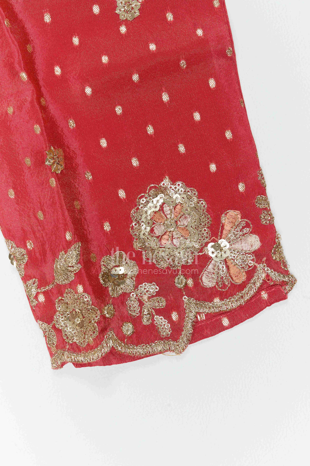 The Nesavu Girls Co-Ord Sets Girls Ethnic Pant Set for Birthday Functions and Festive Occasions Nesavu Nesavu Girls Ethnic Viscose Pant Set For Birthday Functions Festive Occasions And Cultural Celebrations