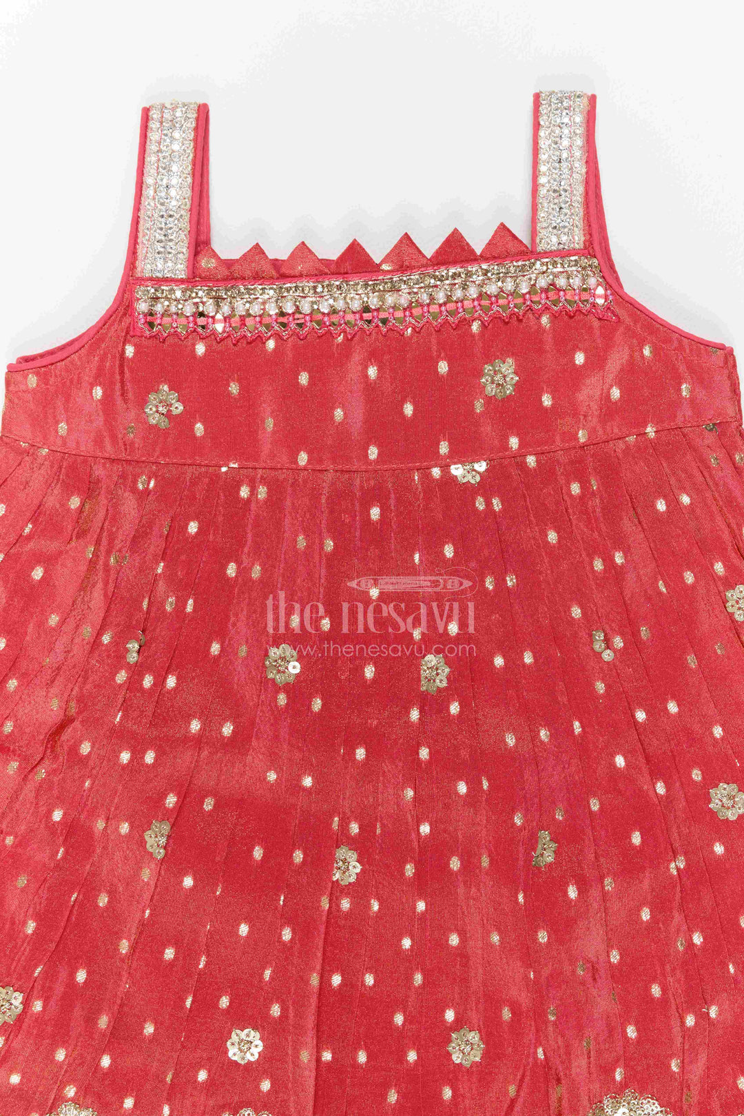 The Nesavu Girls Co-Ord Sets Girls Ethnic Pant Set for Birthday Functions and Festive Occasions Nesavu Nesavu Girls Ethnic Viscose Pant Set For Birthday Functions Festive Occasions And Cultural Celebrations