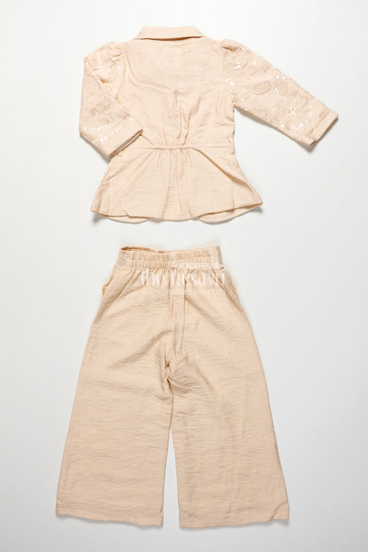 The Nesavu Girls Casual Set Girls Ethnic Pant Suit for Functions and Birthday Celebrations Nesavu Nesavu girls ethnic pant suit festive functions stylish birthday dressing