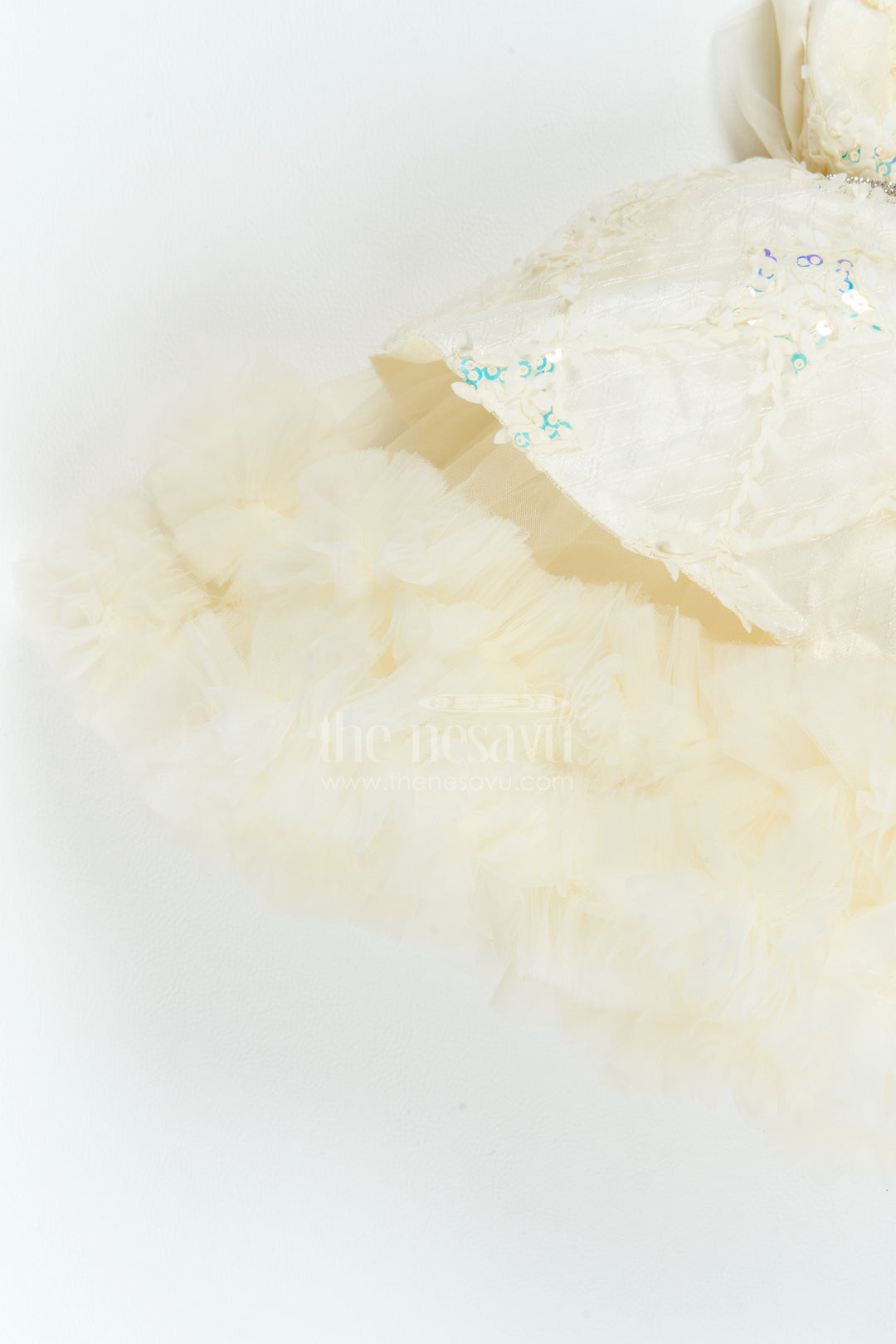 The Nesavu Girls Fancy Party Frock Girls Fairy Frock for Milestone Celebrations and Family Portraits Nesavu Nesavu Girls Fairy Net Frock For Milestone Celebrations Birthdays Family Portraits And Special Occasions