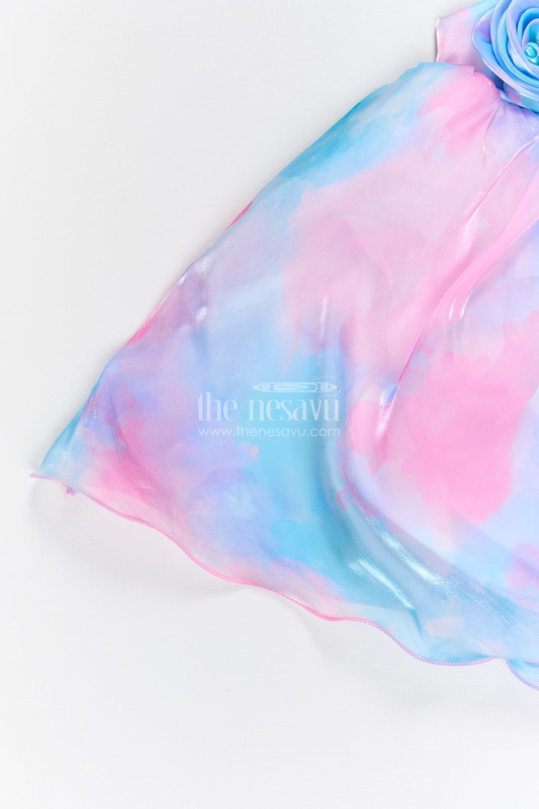 The Nesavu Girls Fancy Frock Girls Fancy Frock for Birthday Party and Photoshoot Nesavu Nesavu girls glaze organza fancy frock for birthday party and photoshoot