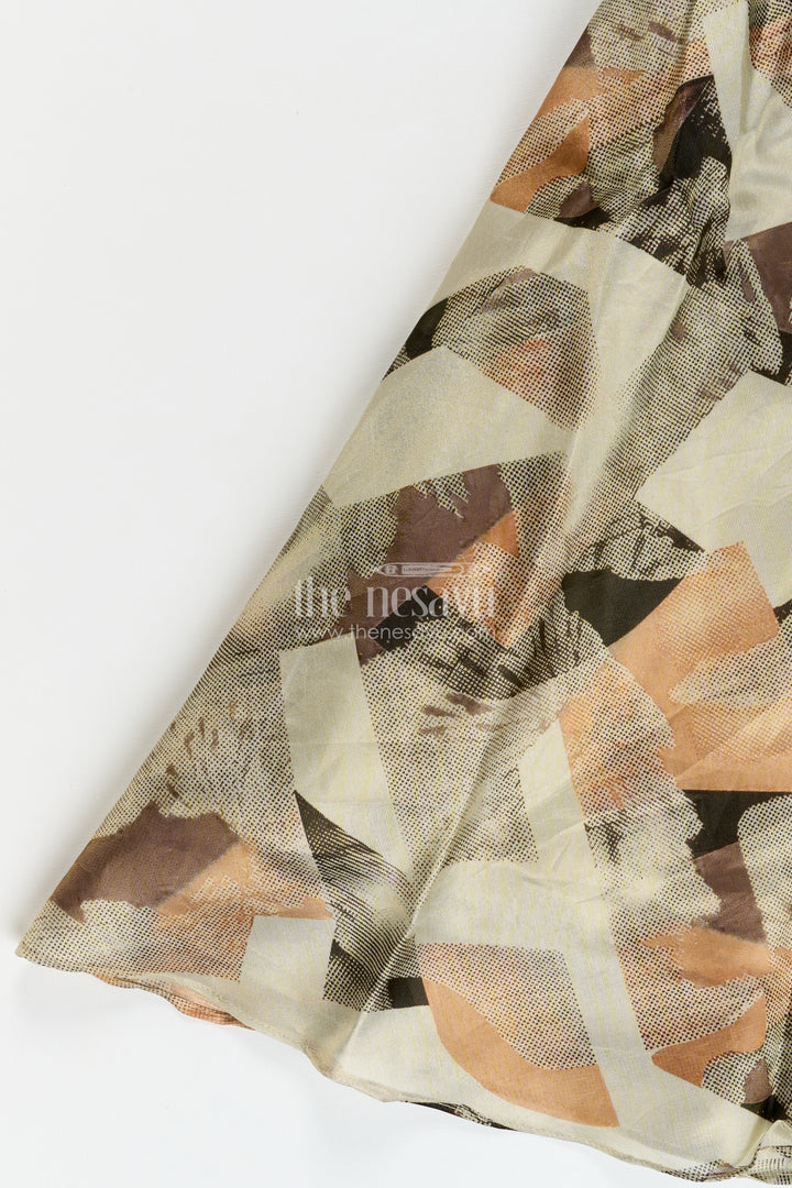 The Nesavu Girls Fancy Lehenga Girls Fancy Lehenga Set for Festive Occasions and Weddings Nesavu Nesavu girls fancy lehenga set printed skirt embroidered yoke weddings festive wear