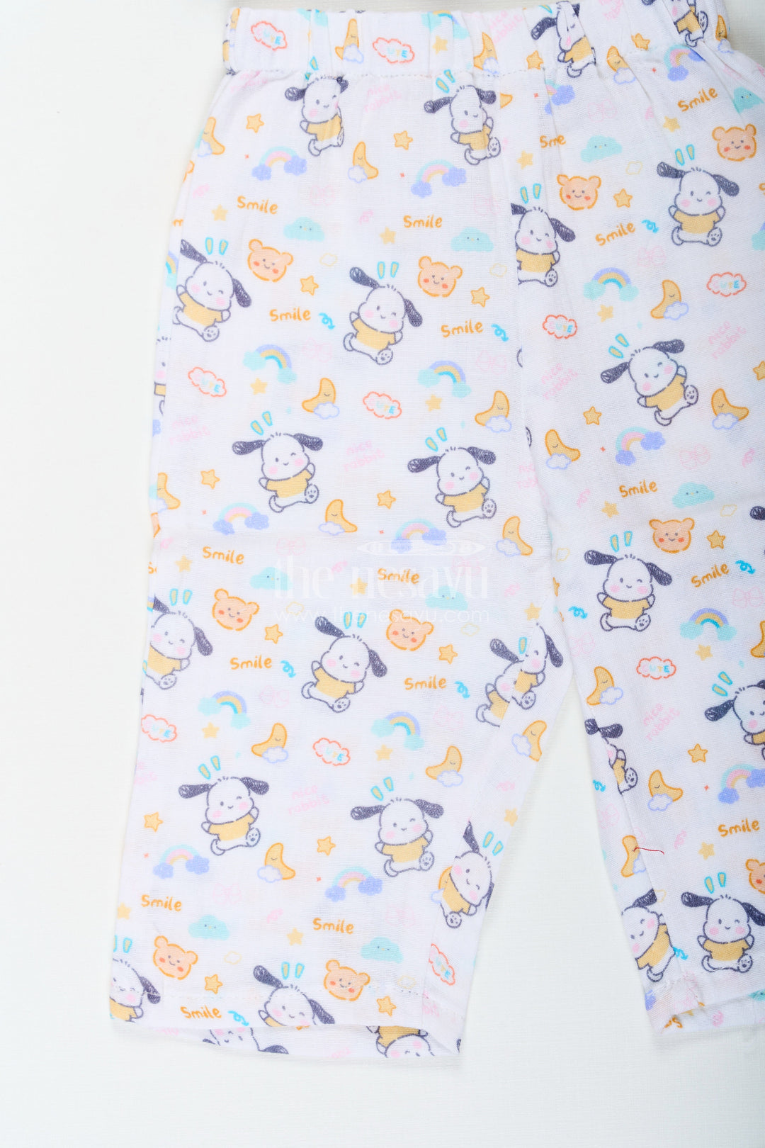 The Nesavu Girls Casual Set Girls Fashionable Sharara Set in Soft Muslin with Digital Print and Ruffle Top Design Nesavu Girls Fashionable Sharara Set in Muslin with Digital Print and Ruffle Top Detail | The Nesavu