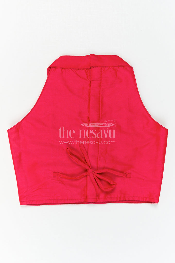 The Nesavu Girls Lehenga Choli Girls Festive Lehenga Outfit for Family Functions and Photoshoots Nesavu Nesavu Girls Festive Lehenga Outfit For Weddings Family Celebrations And Ethnic Photoshoots