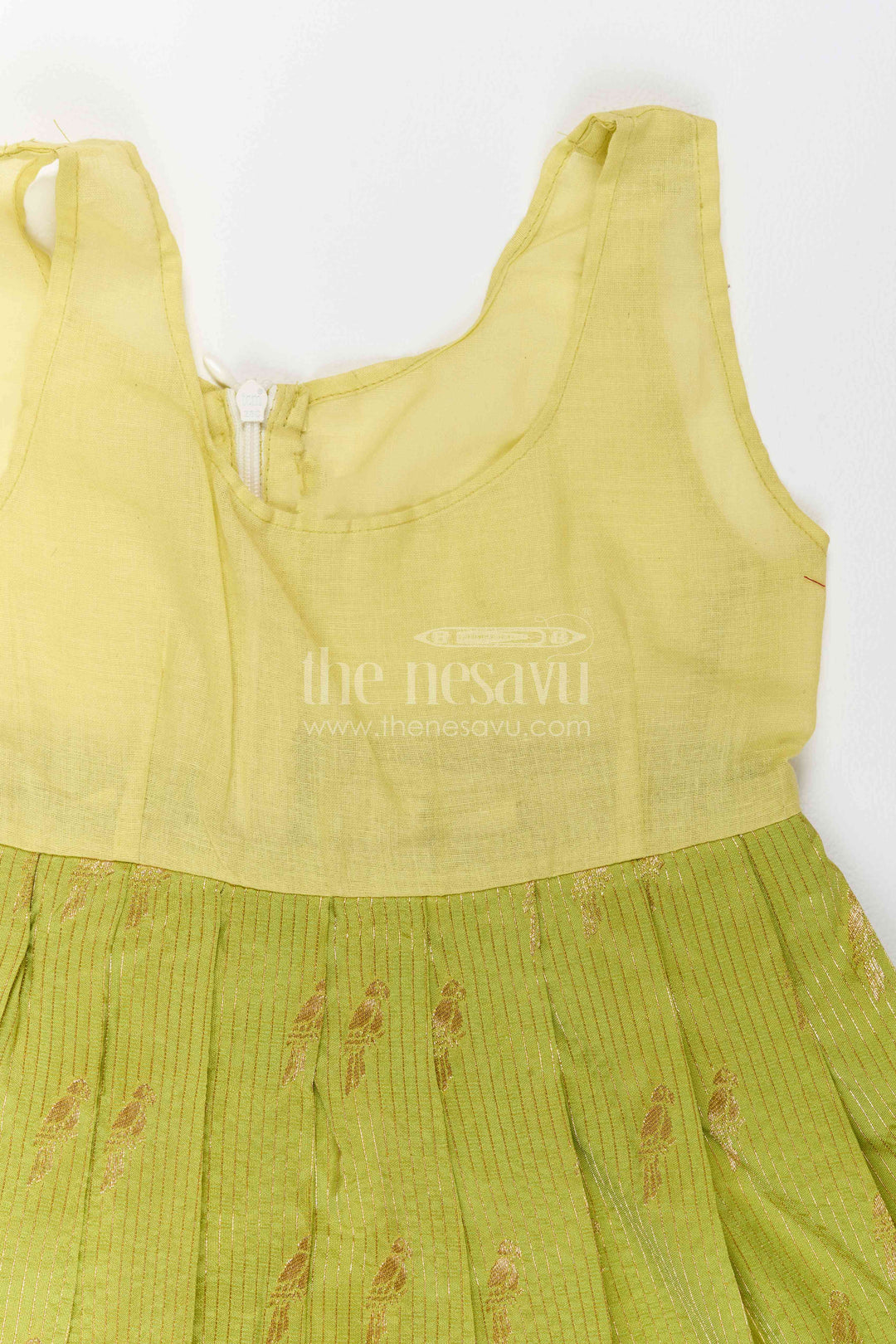 The Nesavu Pattu Pavadai Girls Festive Pavadai Set for Cultural Ceremonies and Family Celebrations Nesavu Nesavu Girls Festive Pavadai Set For Cultural Ceremonies Weddings Temple Events And Family Celebrations