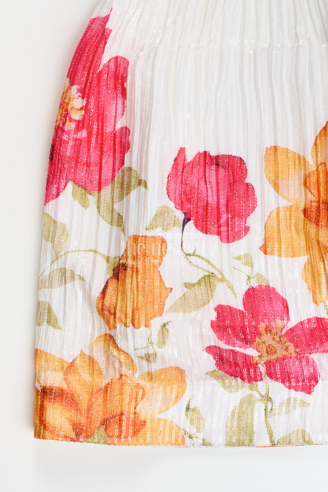 The Nesavu Girls Lehenga Choli Girls Floral Lehenga Choli Set for Birthdays and Festive Functions Nesavu Nesavu girls floral lehenga set embroidered blouse birthdays festive celebrations