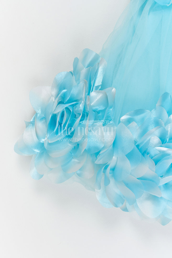 The Nesavu Girls Fancy Party Frock Girls Flower Petal Frock for Birthdays and Magical Photo Moments Nesavu Nesavu Girls Flower Petal Net Frock For Birthdays Fairy Parties Milestone Celebrations And Photoshoots