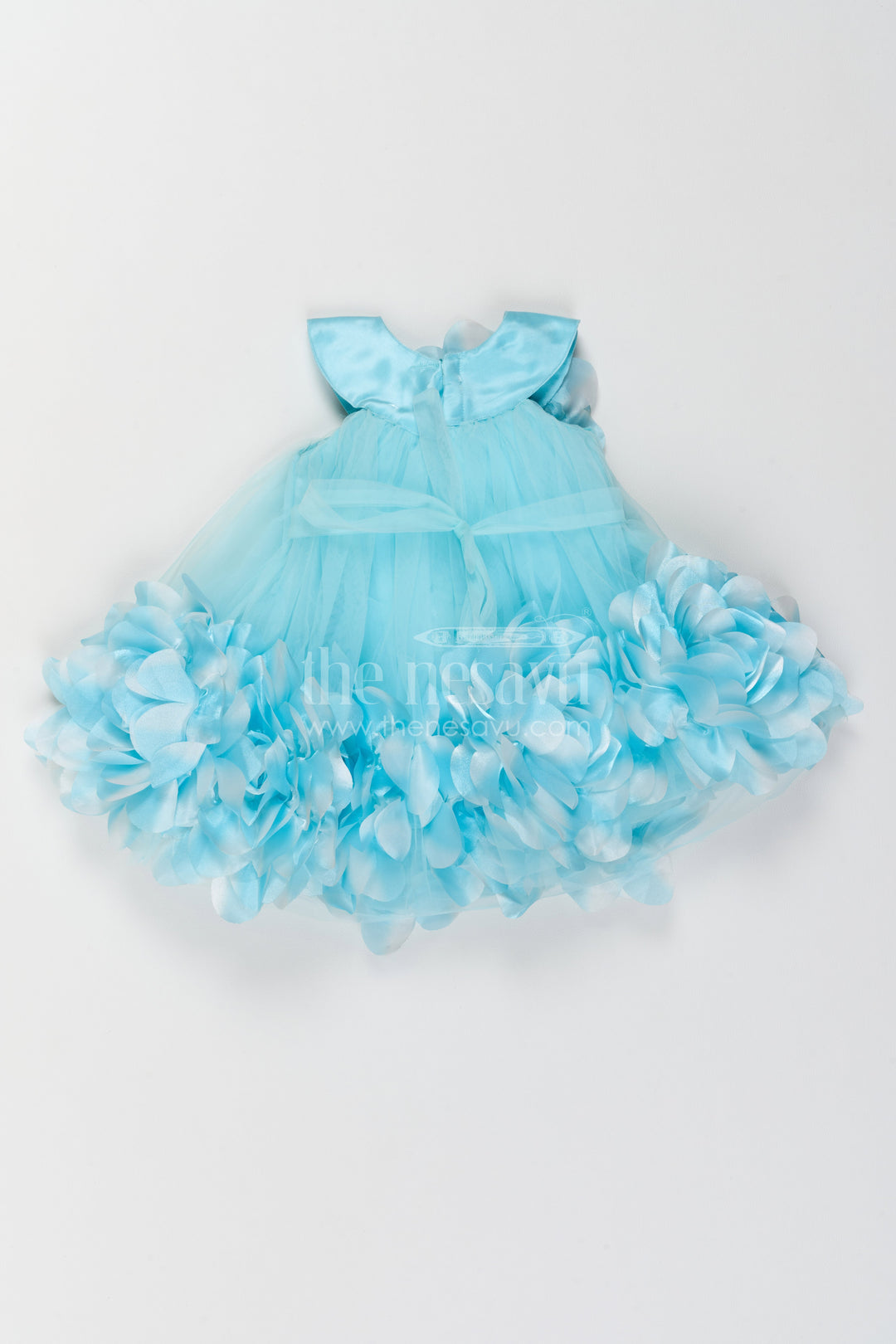 The Nesavu Girls Fancy Party Frock Girls Flower Petal Frock for Birthdays and Magical Photo Moments Nesavu Nesavu Girls Flower Petal Net Frock For Birthdays Fairy Parties Milestone Celebrations And Photoshoots