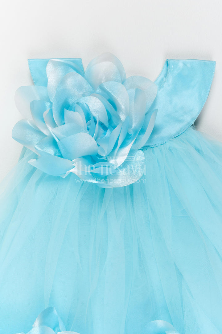 The Nesavu Girls Fancy Party Frock Girls Flower Petal Frock for Birthdays and Magical Photo Moments Nesavu Nesavu Girls Flower Petal Net Frock For Birthdays Fairy Parties Milestone Celebrations And Photoshoots