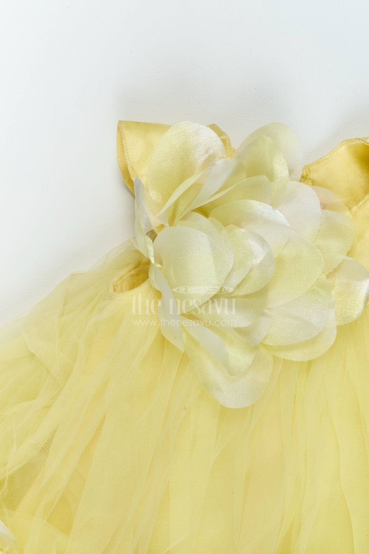 The Nesavu Girls Fancy Party Frock Girls Frill Party Frock for Cake Cutting and Birthday Photoshoots Nesavu Nesavu Girls Frill Net Party Frock For Cake Cutting Birthday Photoshoots And Milestone Celebrations