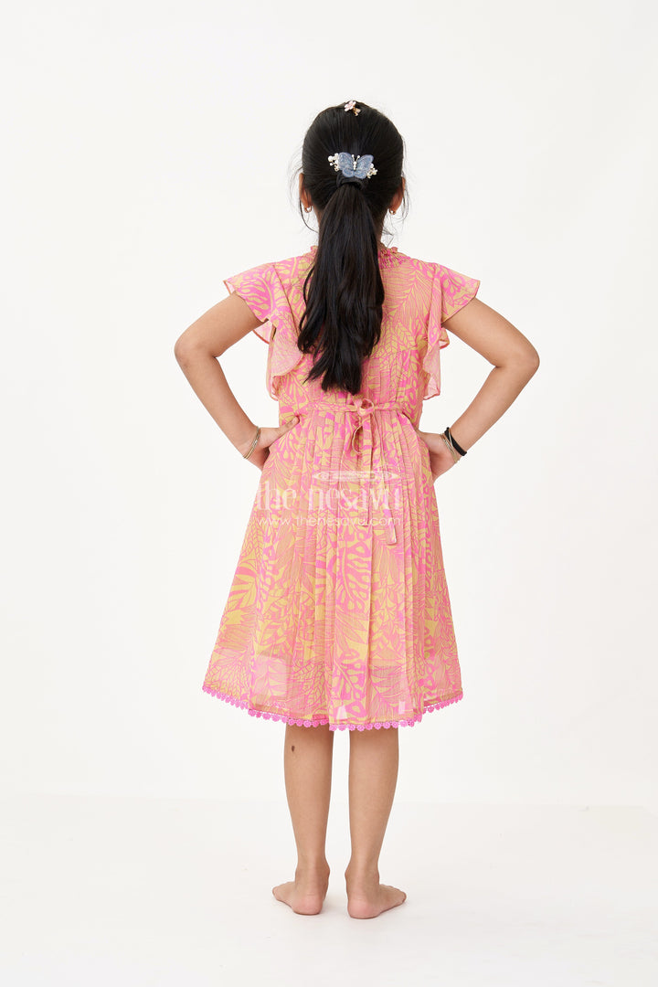 The Nesavu Girls Cotton Frock Girls Frock Dress Cotton with Elegant Embroidery and Floral Prints for a Charming Look Nesavu Girls Frock Dress Cotton Embroidery Floral Prints an Elegant Look | The Nesavu