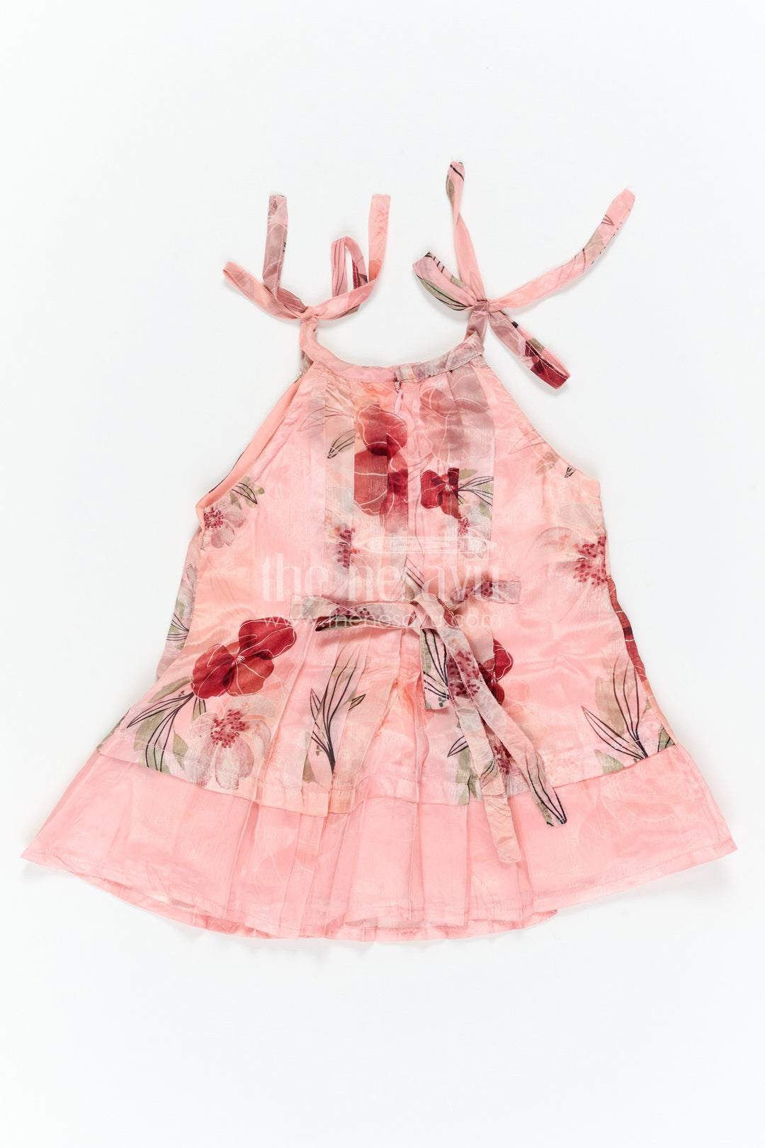 The Nesavu Girls Cotton Frock Girls Frock for Birthday and Cute Photoshoot Nesavu Nesavu Girls Georgette Frock With Digital Print For Birthday And Festive Photoshoots Outfit
