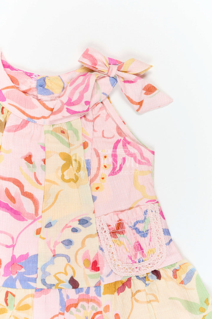 The Nesavu Girls Cotton Frock Girls Frock for Birthday and Party Wear Nesavu Nesavu Girls Georgette Frock With Digital Print For Party Wear And Birthday Occasions