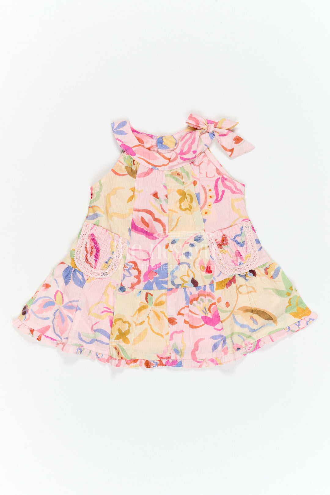 The Nesavu Girls Cotton Frock Girls Frock for Birthday and Party Wear Nesavu Nesavu Girls Georgette Frock With Digital Print For Party Wear And Birthday Occasions